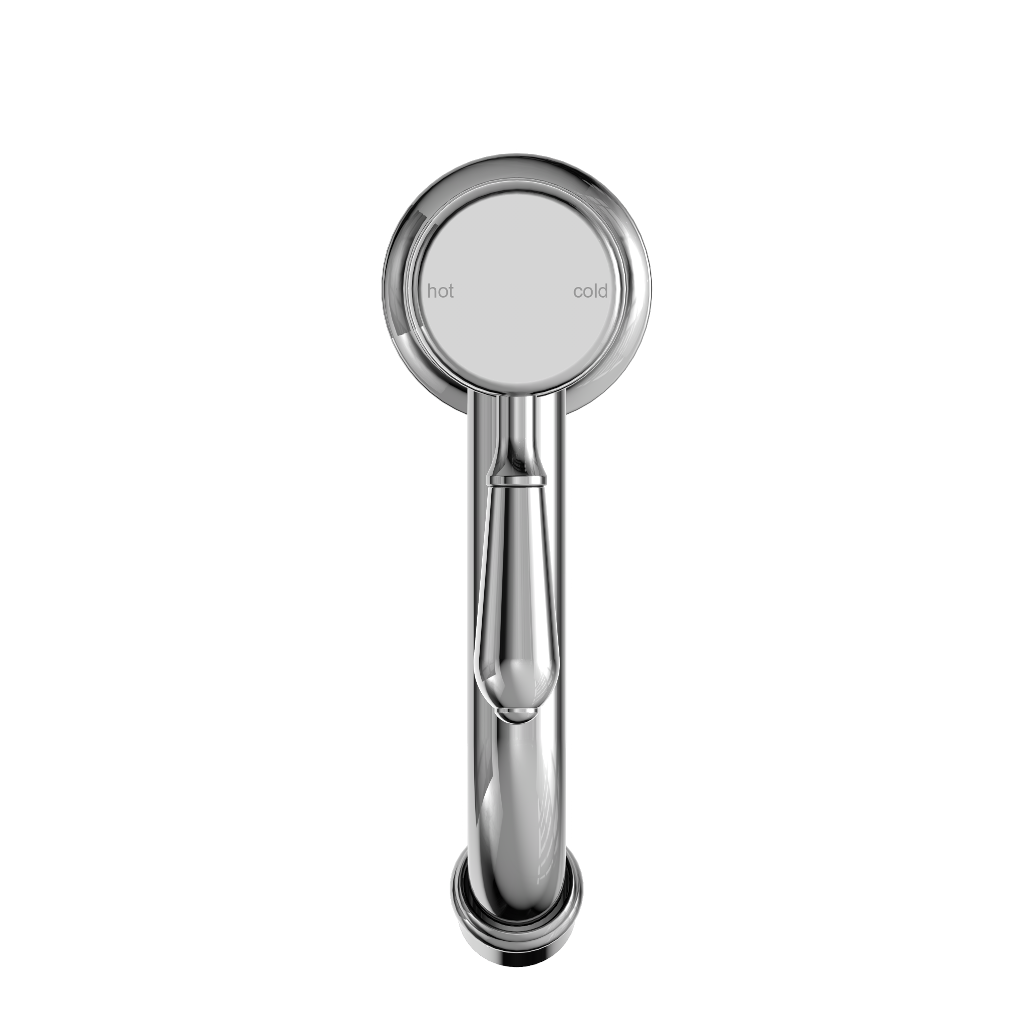 York Straight Basin Mixer With Metal Lever Chrome
