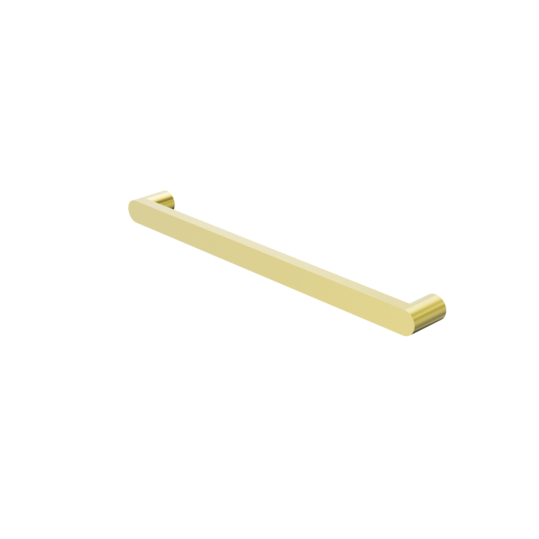 Bianca 240V Single Heated Towel Rail Brushed Gold