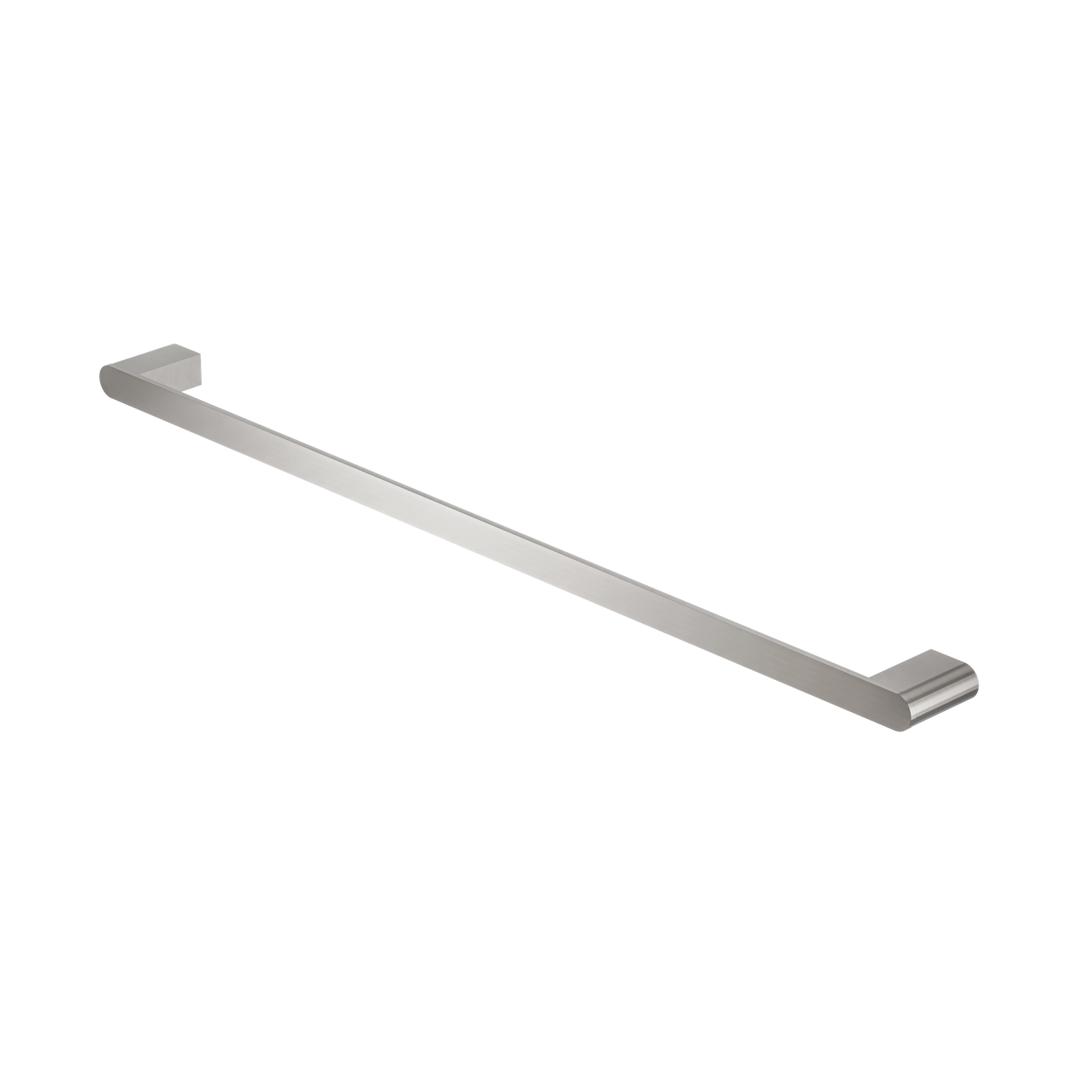 Bianca Single Towel Rail 800mm Brushed Nickel