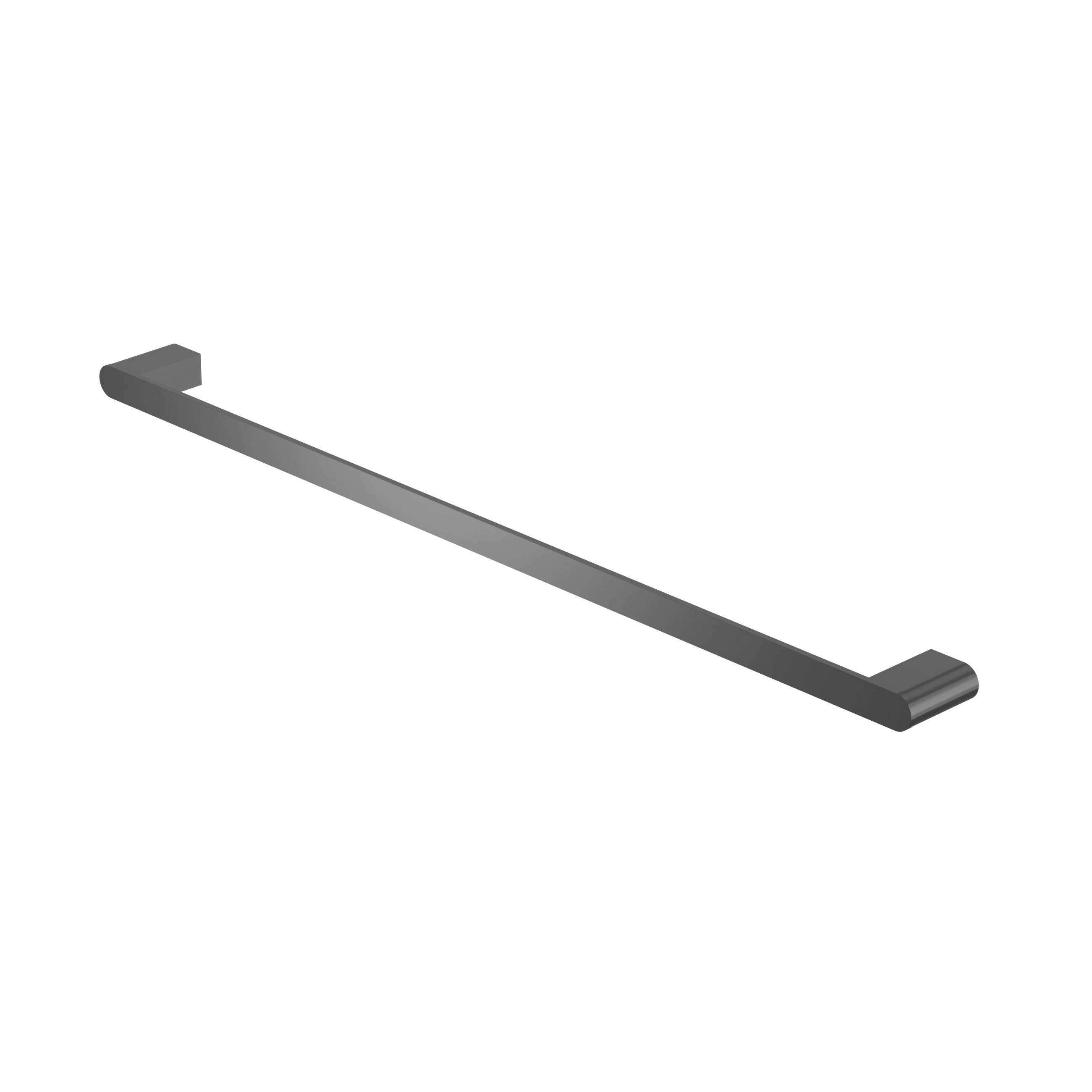 Bianca Single Towel Rail 800mm Gun Metal
