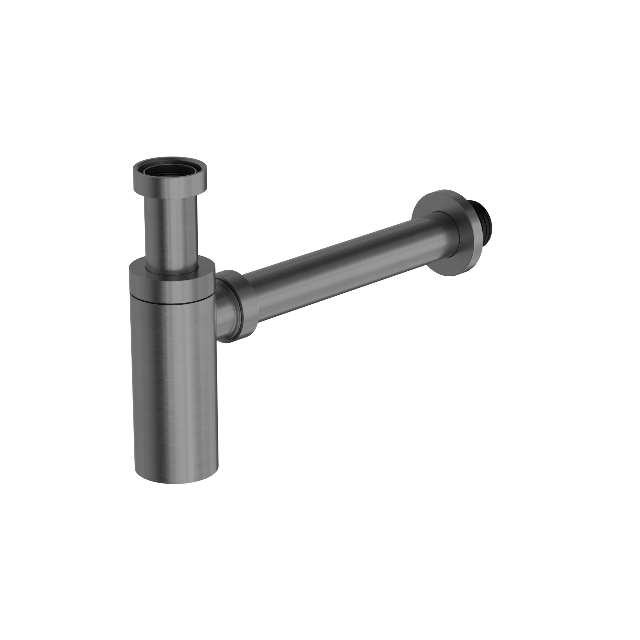 40mm Round Bottle Trap Graphite