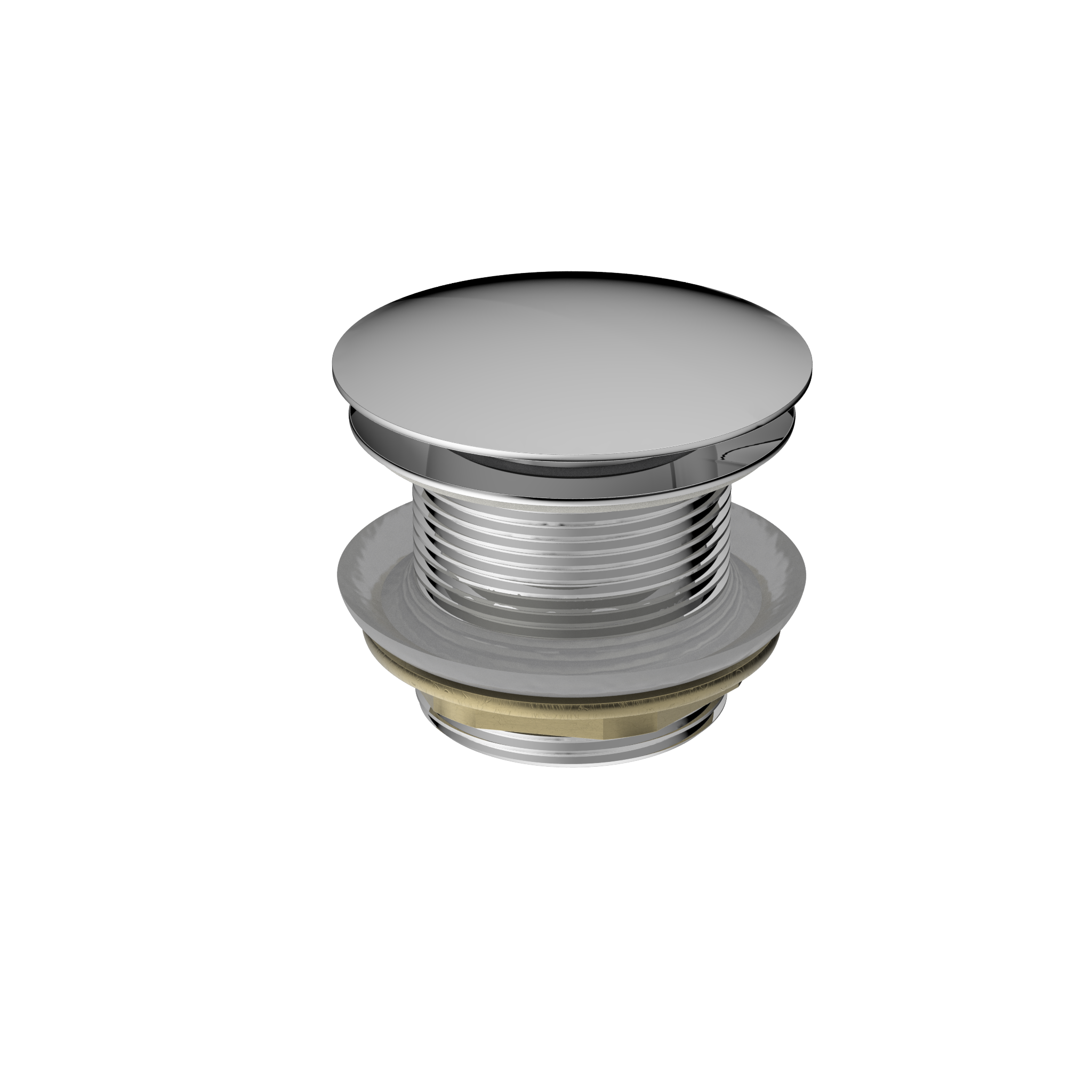 40mm Bath Pop-Up Plug With Removable Waste No Overflow Chrome