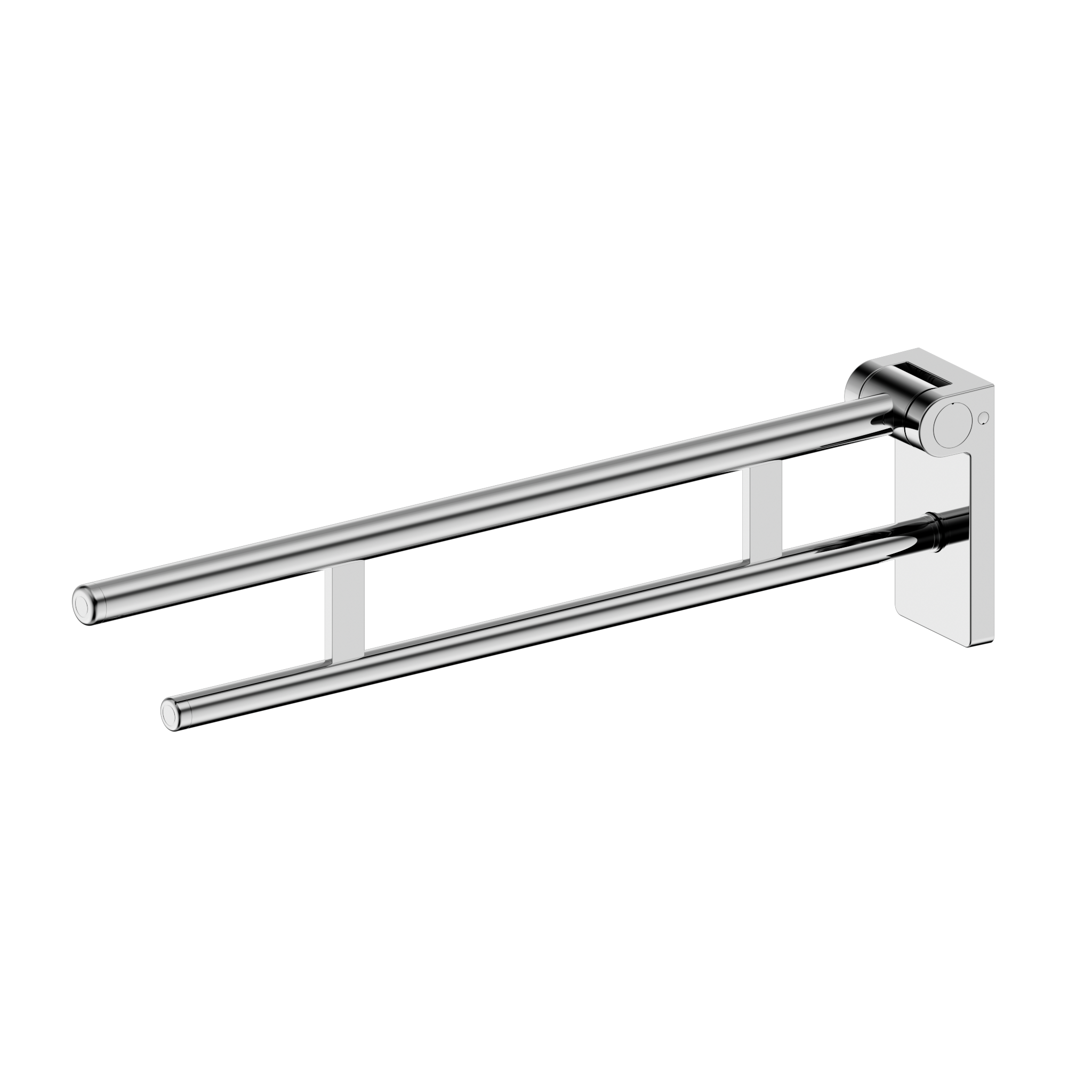 Mecca Care Foldable Toilet Support Arm Chrome