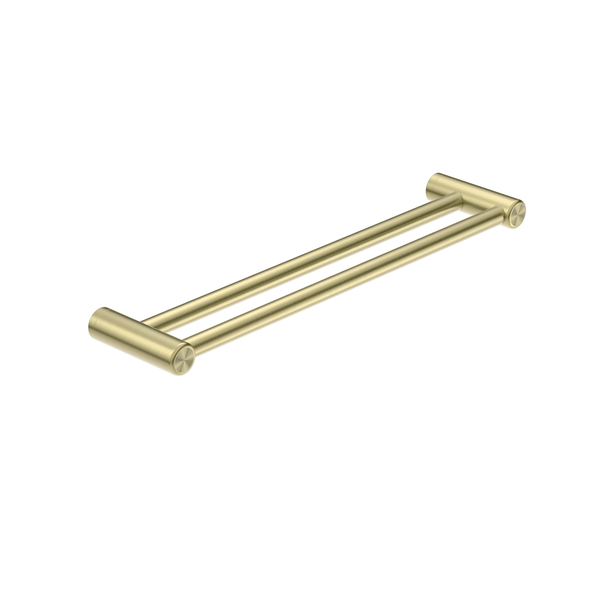 Mecca Care 25mm Double Towel Grab Rail 600mm Brushed Gold