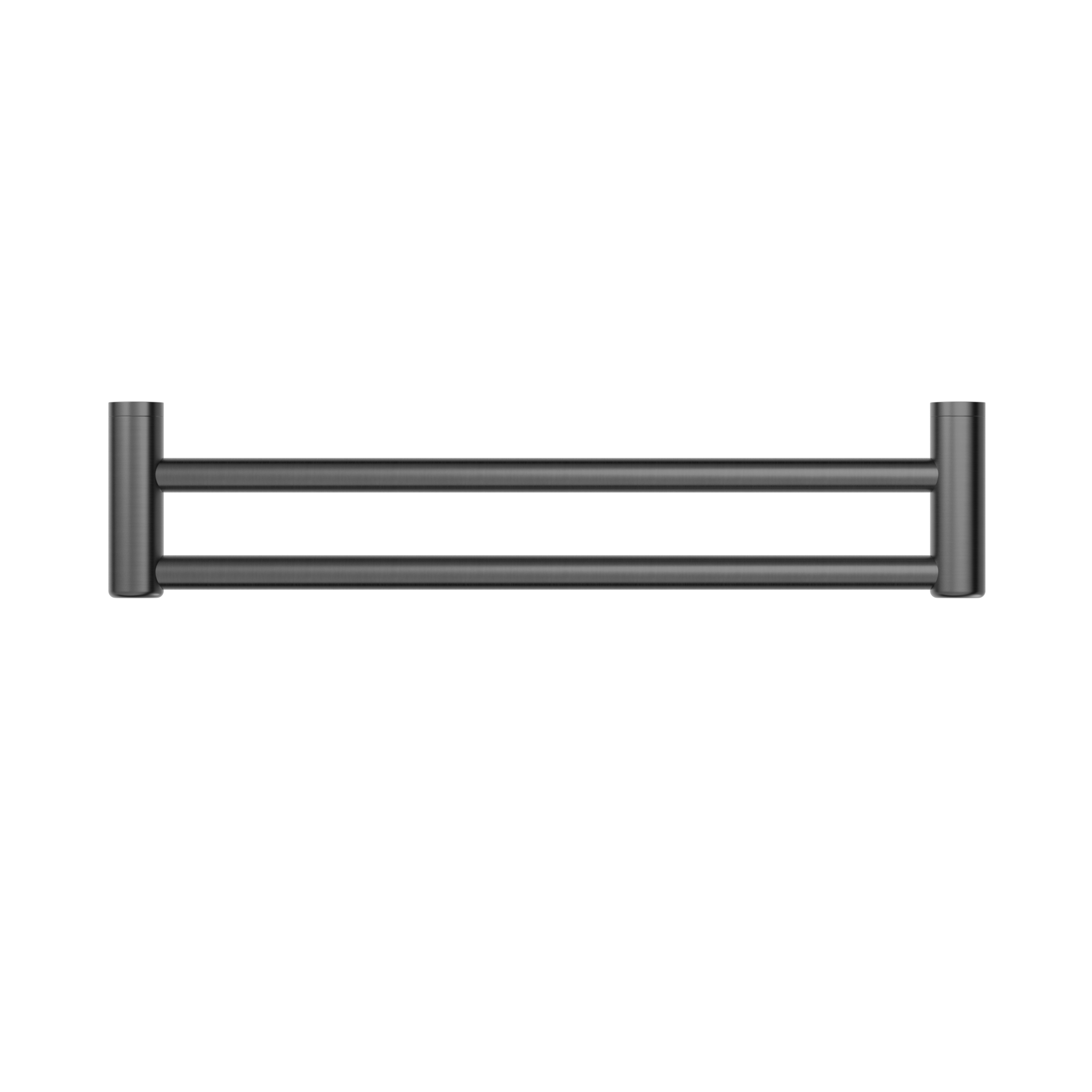Mecca Care 25mm Double Towel Grab Rail 600mm Gun Metal