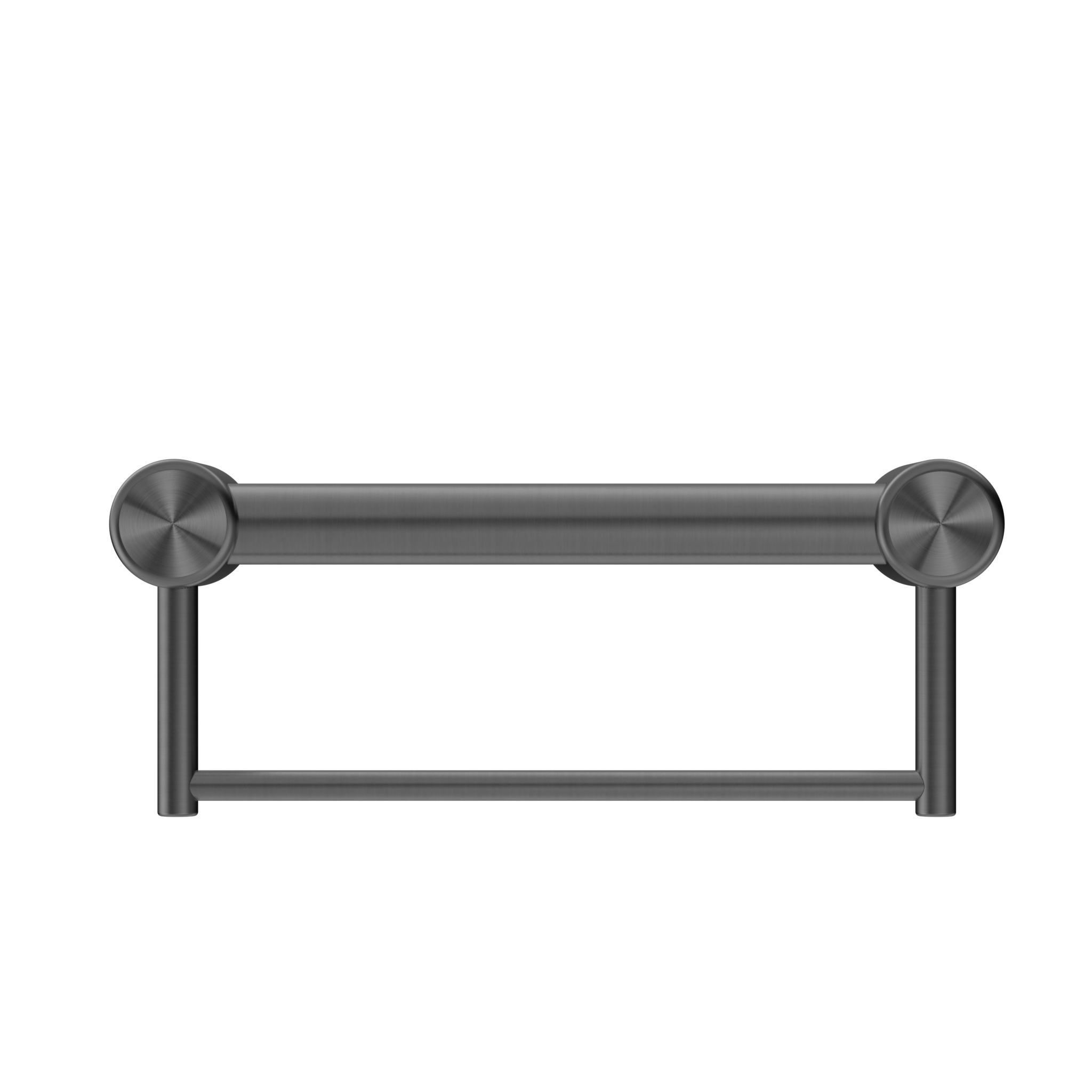Mecca Care 32mm Grab Rail With Towel Holder 300mm Gun Metal