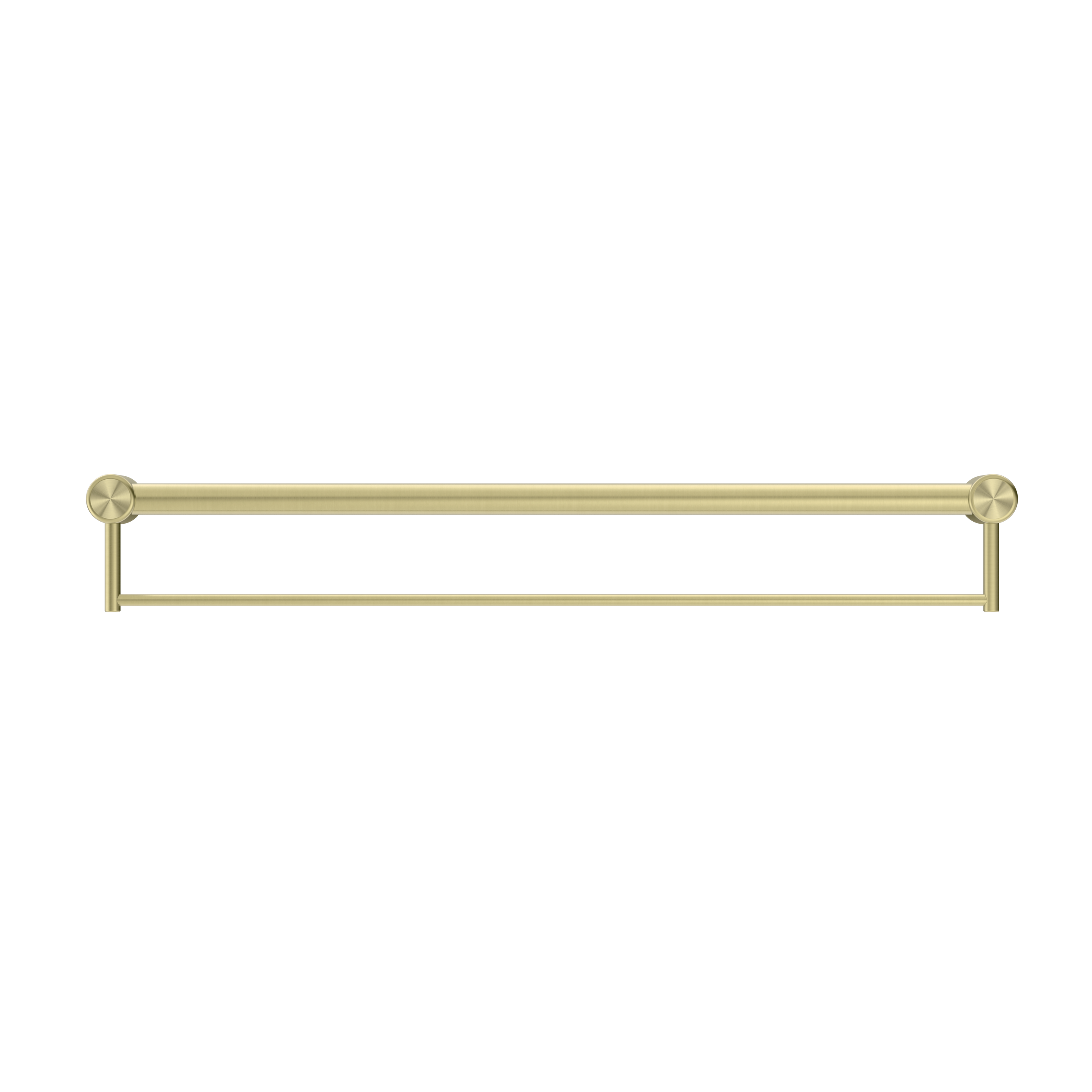 Mecca Care 32mm Grab Rail With Towel Holder 900mm Brushed Gold