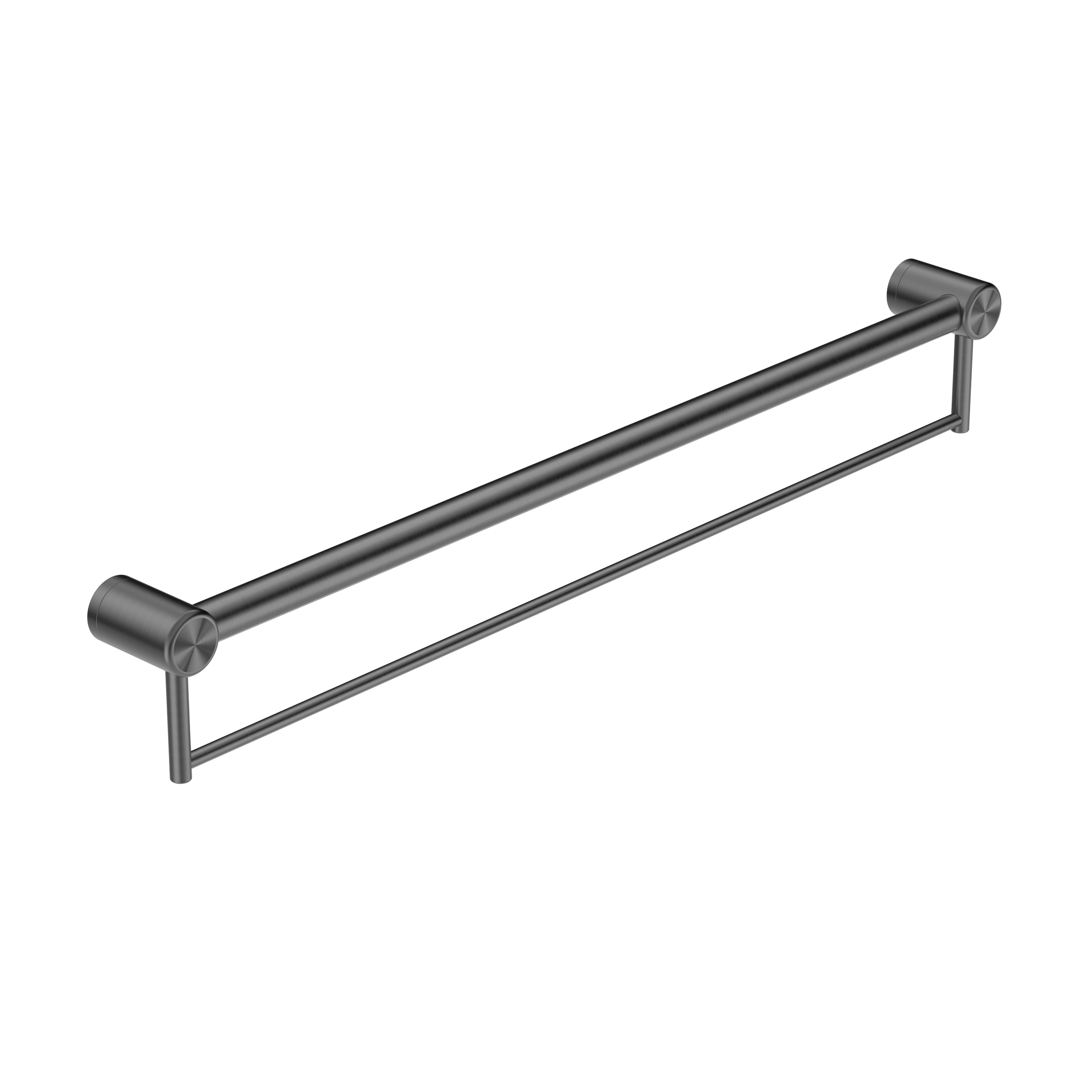 Mecca Care 32mm Grab Rail With Towel Holder 900mm Gun Metal