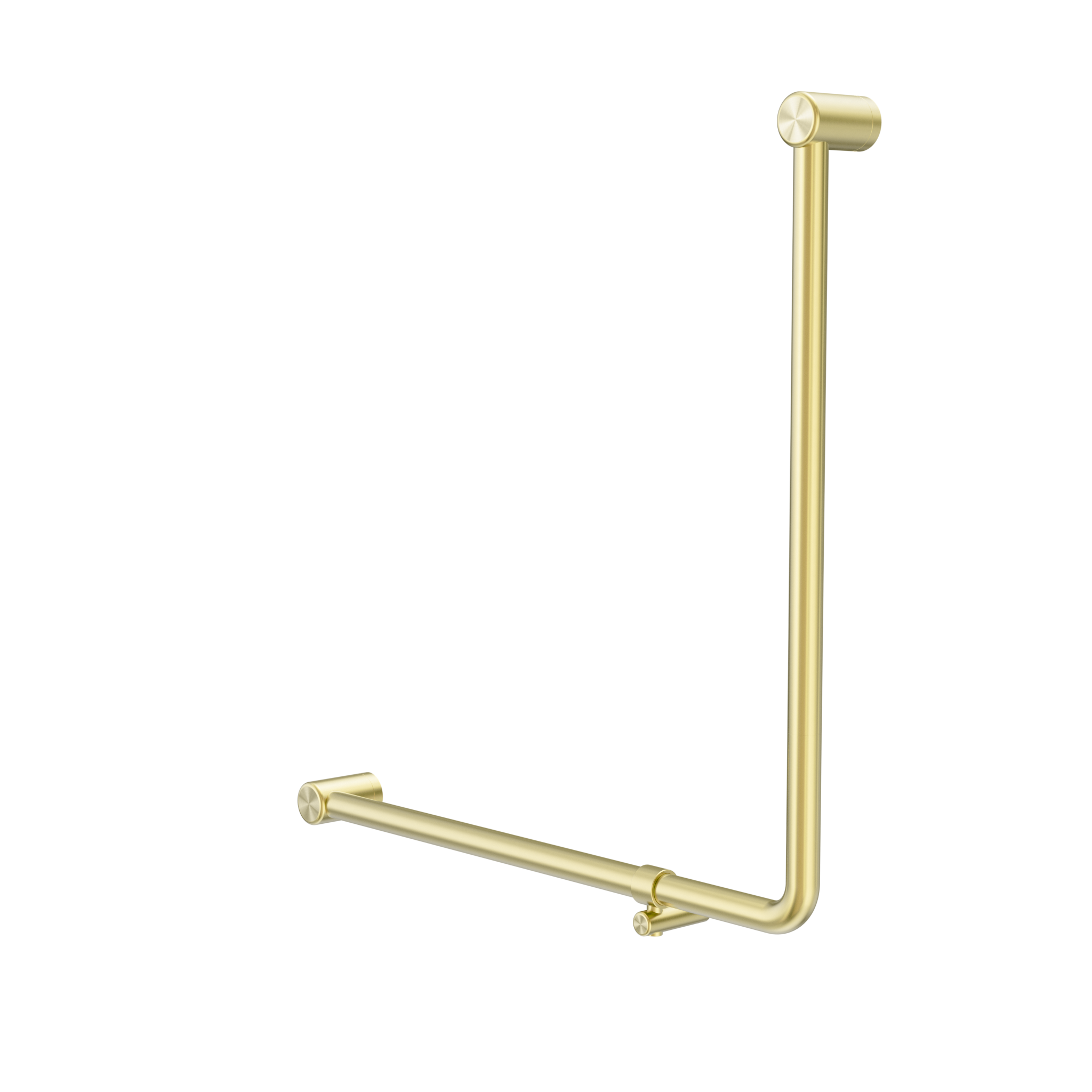 Mecca Care 32mm 90 Degree NZ4121 Accessible Toilet Grab Rail 750X750mm Brushed Gold