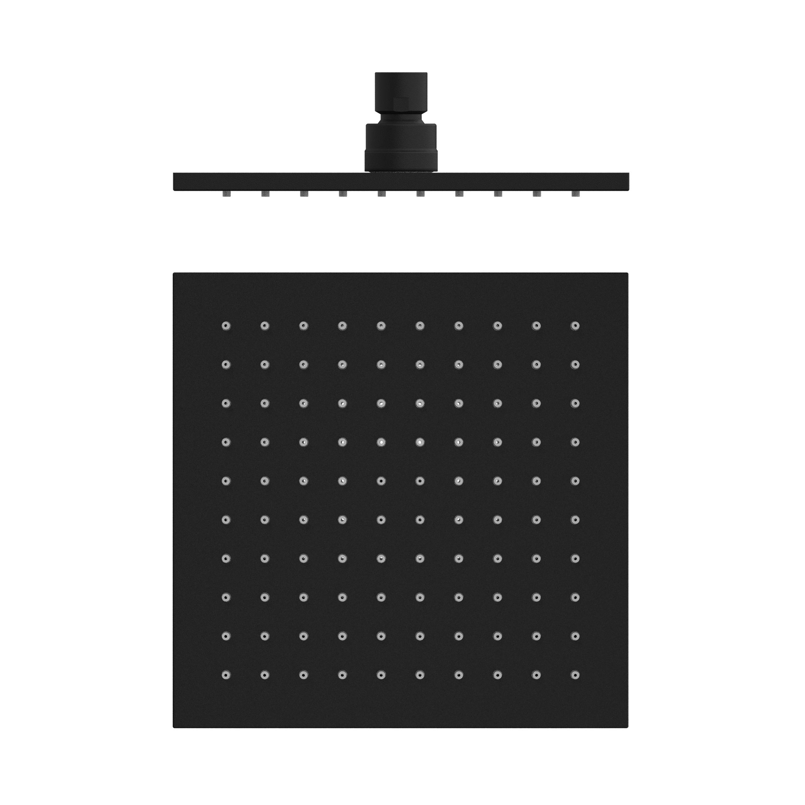 200mm Square Shower Head Matte Black