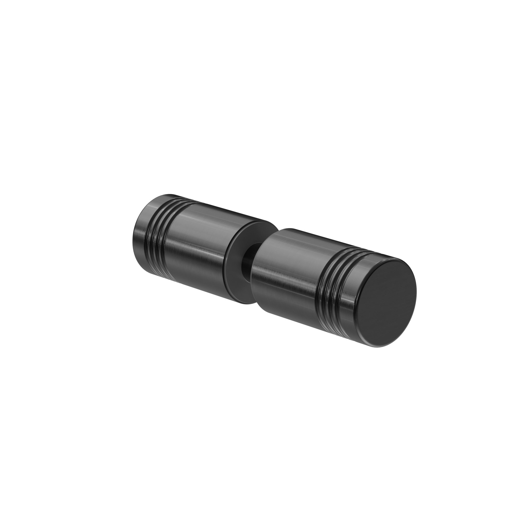 Round Shower Knob Gun Metal