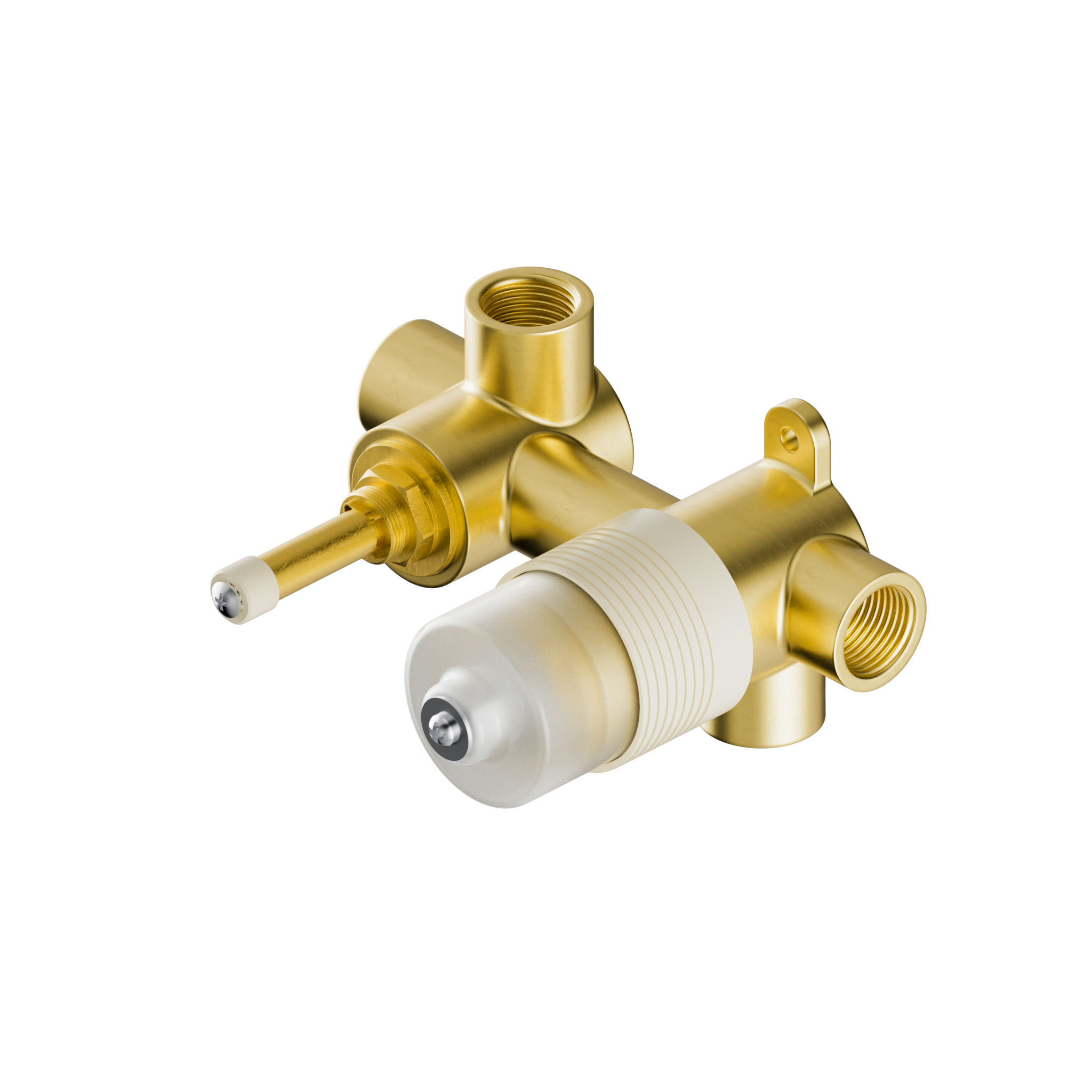 Premium 35mm Universal Shower Mixer With Diverter Horizontal Body Only