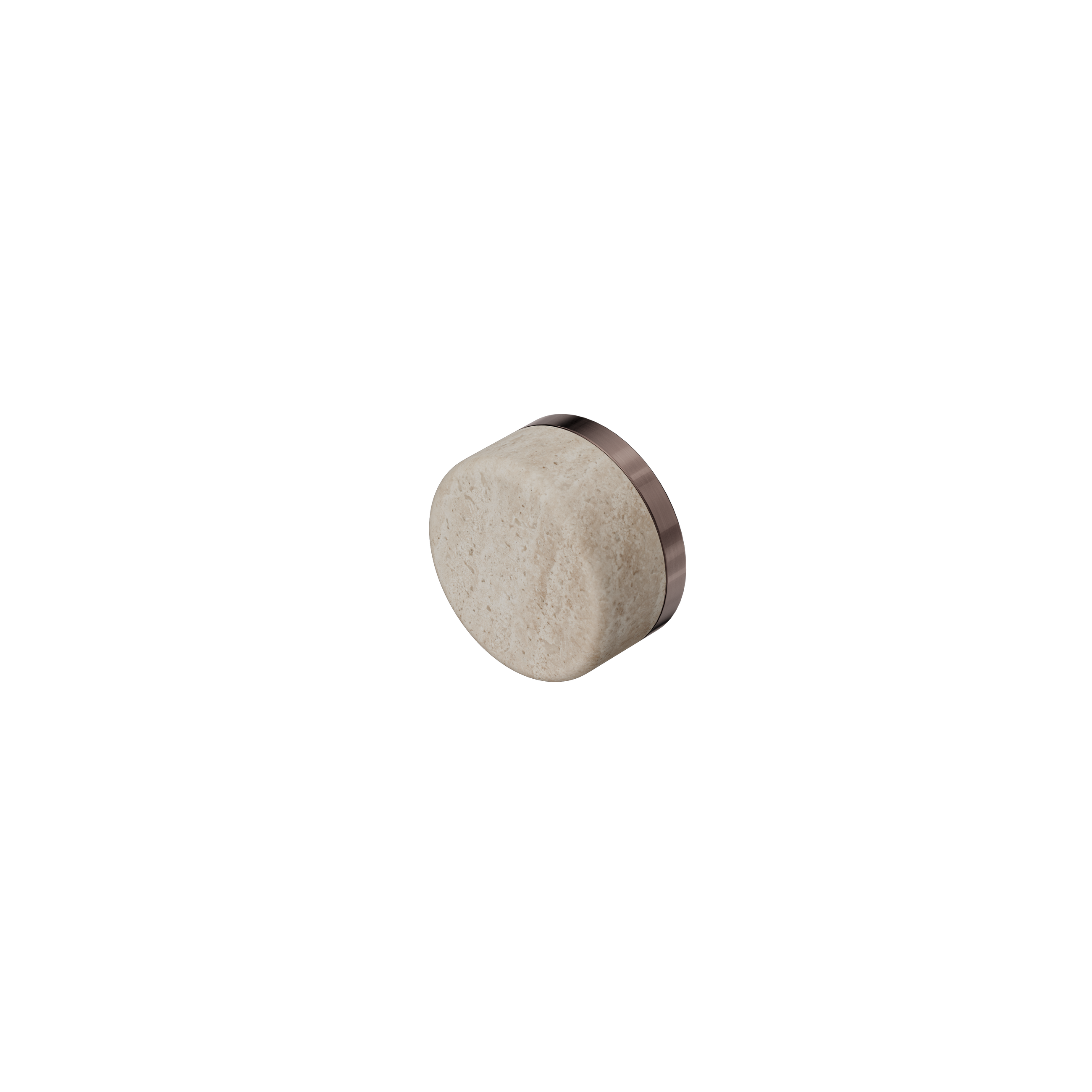 Serenity Rome Travertine Handle Brushed Bronze