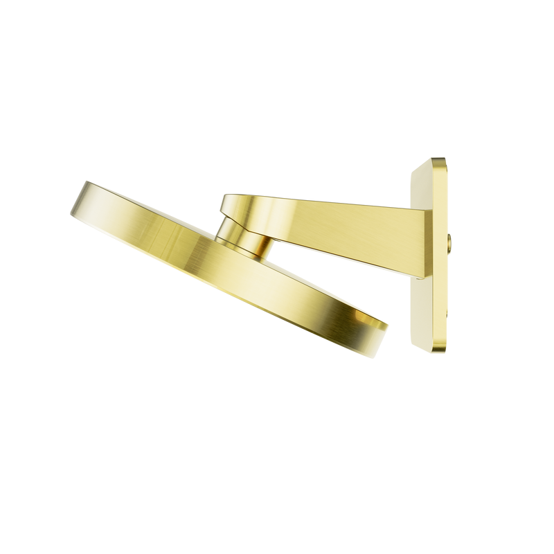 Serenity Wall Shower Head Brushed Gold