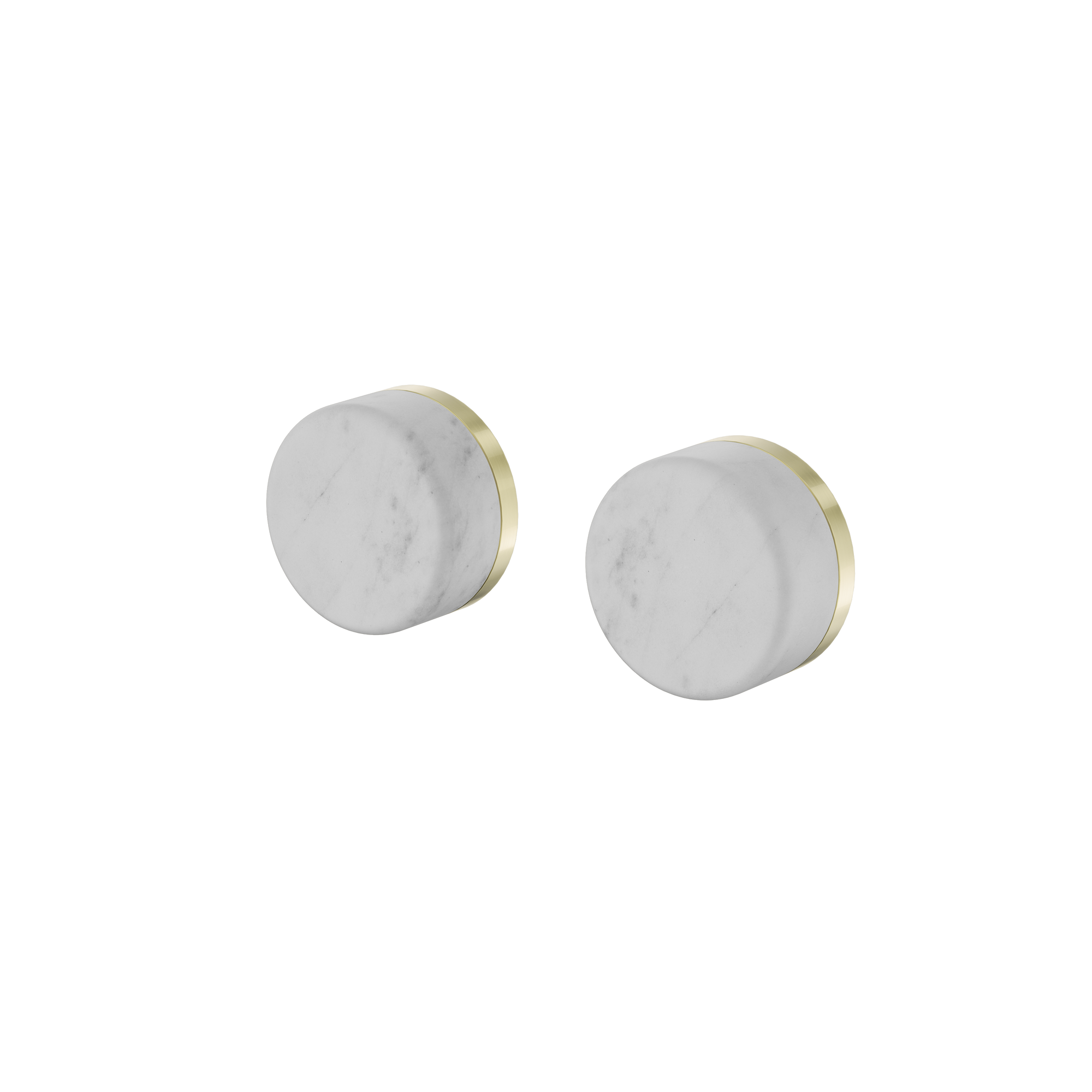 Serenity Wall Top Assembly With Carrara Handle Brushed Gold
