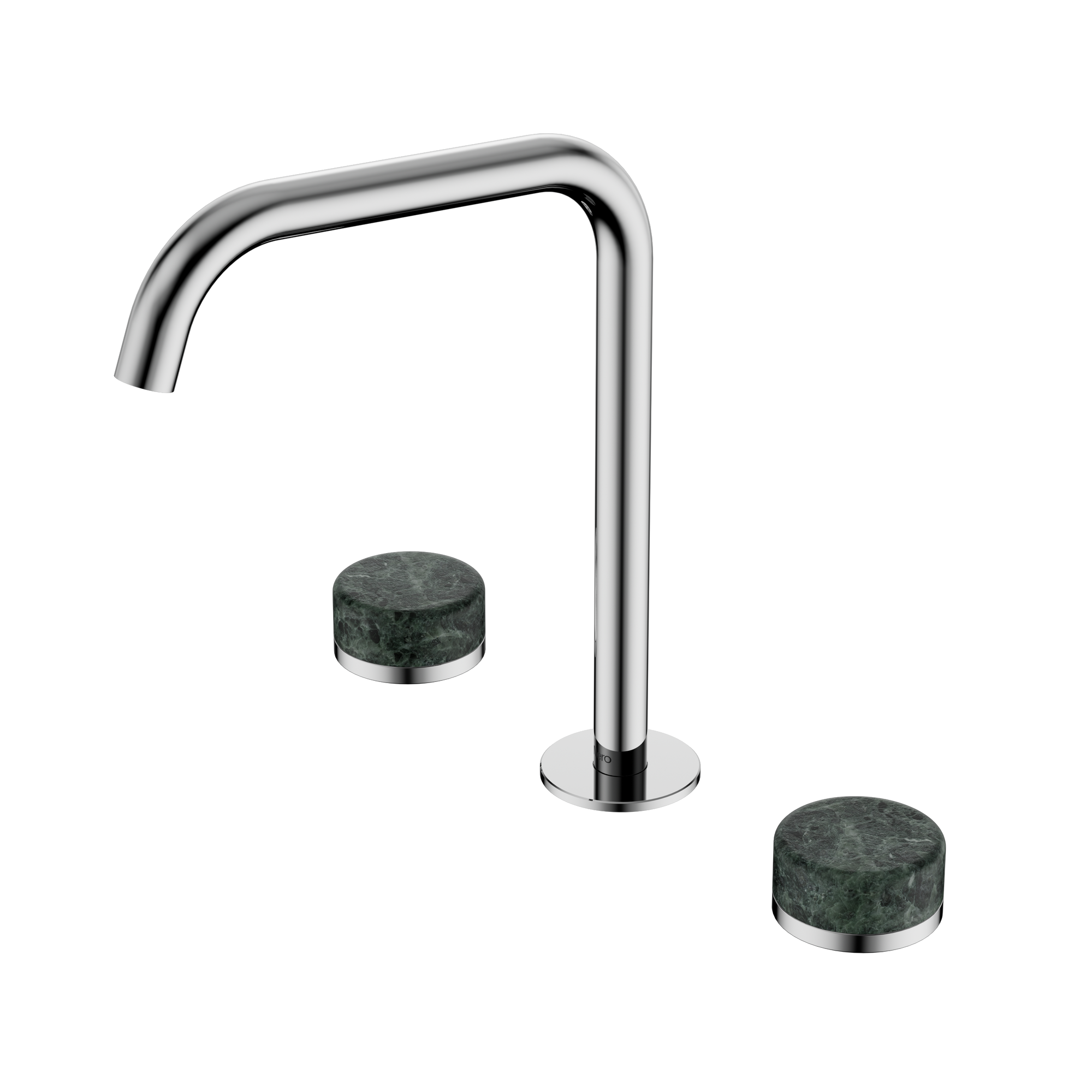 Serenity Bath/Kitchen Set Edge Spout With Verde Alpi Handle Chrome