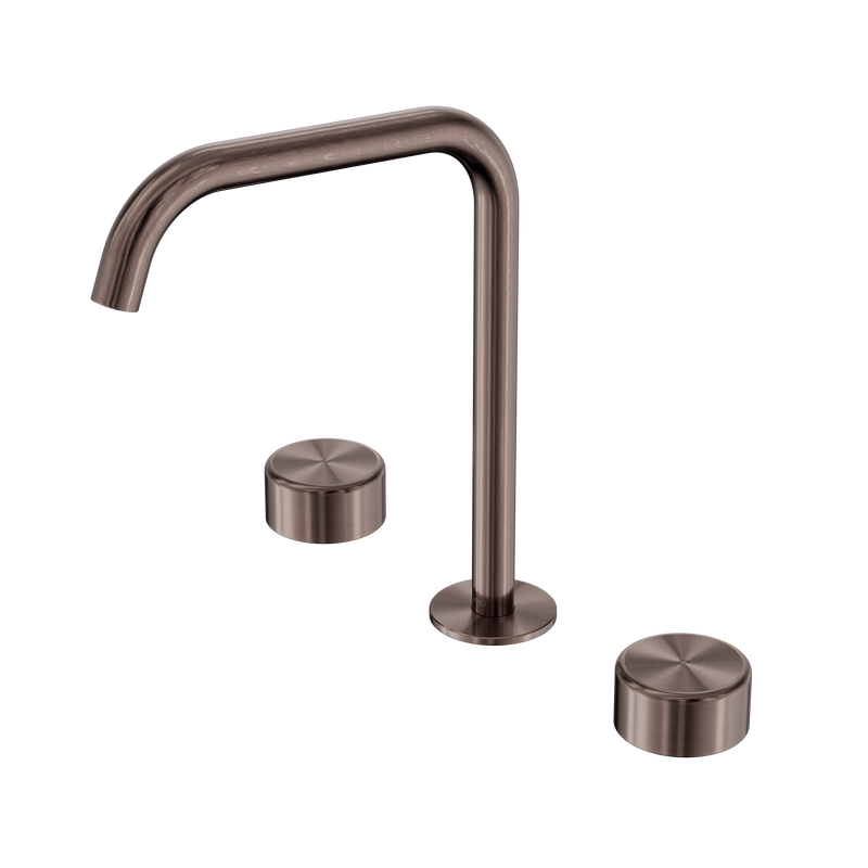 Serenity Bath/Kitchen Set Edge Spout With Metal Handle Brushed Bronze