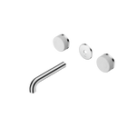 Serenity Wall Basin Set 160mm Spout With Carrara Handle Trim Kit Only Chrome