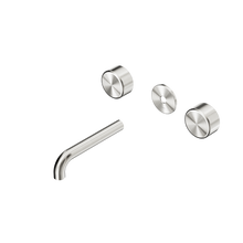 Serenity Wall Basin Set 160mm Spout With Metal Handle Trim Kit Only Brushed Nickel