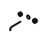 Serenity Wall Basin Set 160mm Spout With Metal Handle Trim Kit Only Matte Black