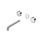Serenity Wall Basin Set 185mm Spout With Metal Handle Trim Kit Only Chrome