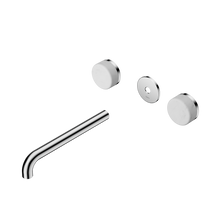 Serenity Wall Basin Set 220mm Spout With Carrara Handle Trim Kit Only Chrome