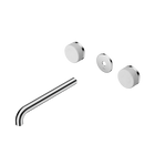 Serenity Wall Basin Set 220mm Spout With Carrara Handle Trim Kit Only Chrome