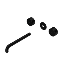 Serenity Wall Basin Set 220mm Spout With Metal Handle Trim Kit Only Matte Black