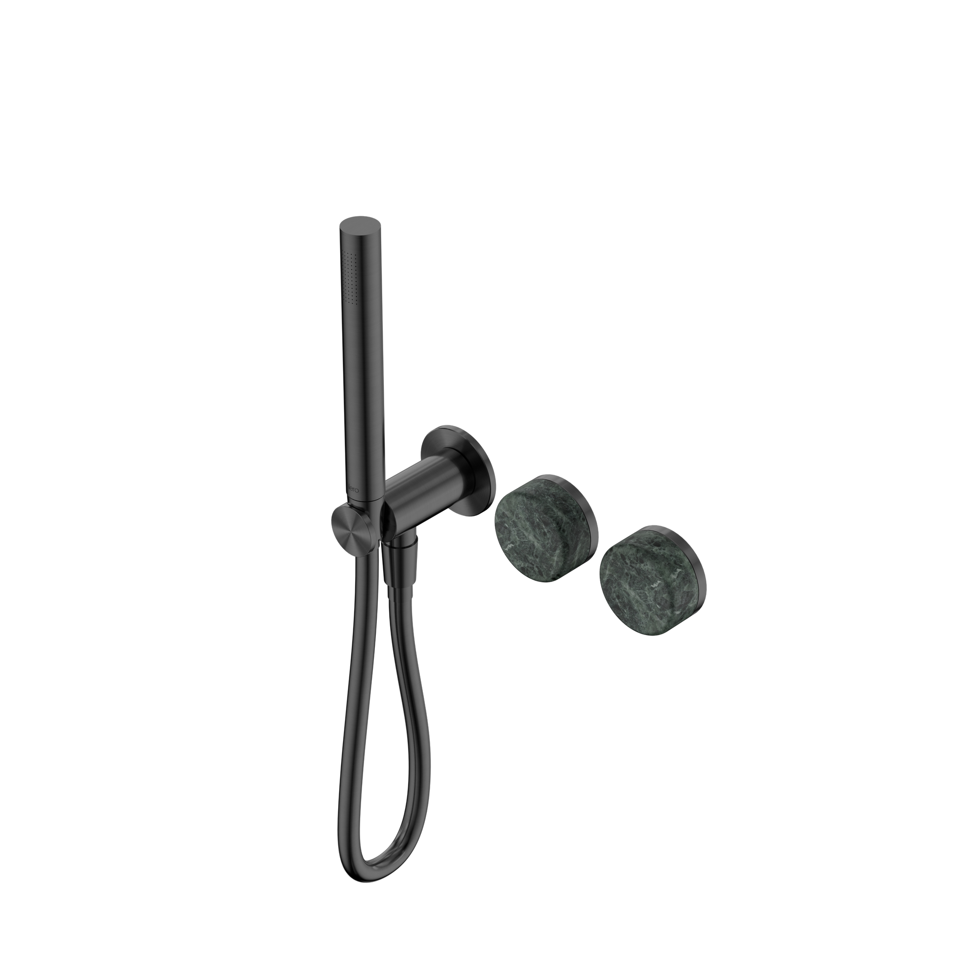 Serenity Progressive Shower System With Verde Alpi Handle And Slim Shower Gun Metal