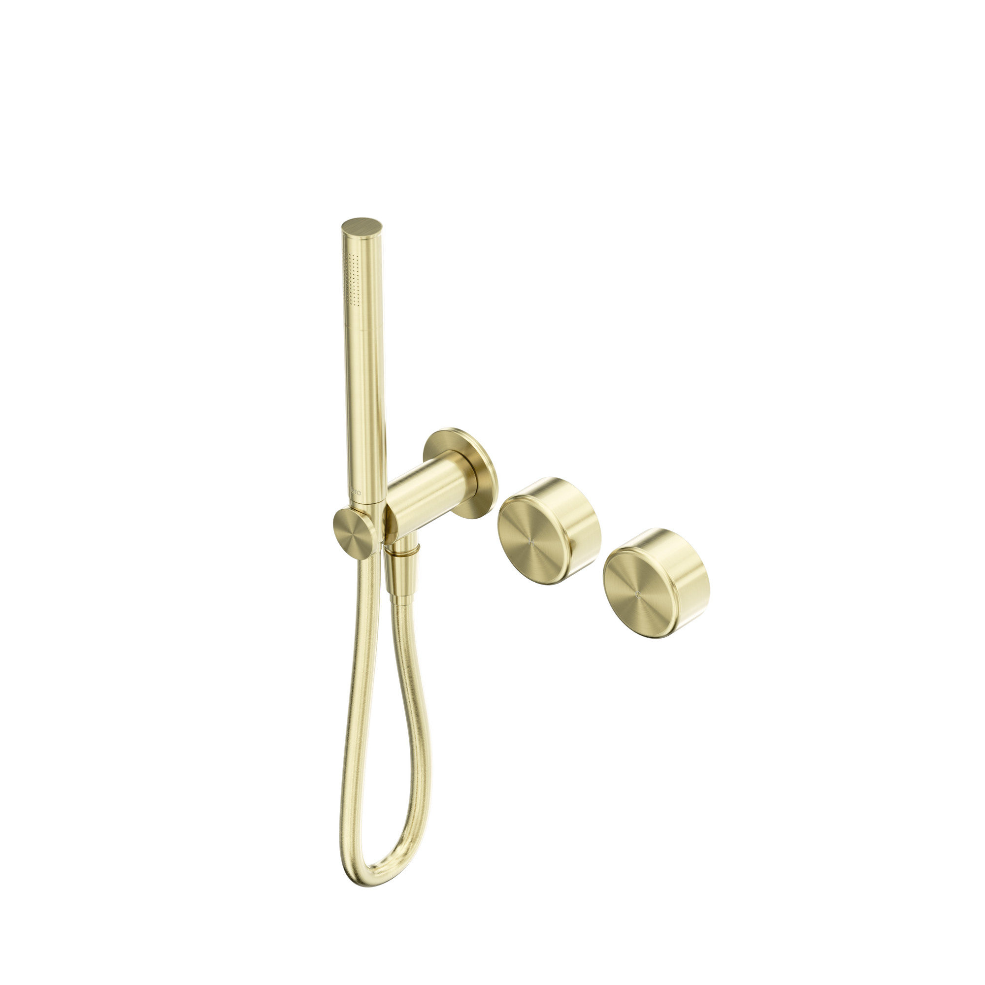 Serenity Progressive Shower System With Metal Handle And Slim Shower Brushed Gold
