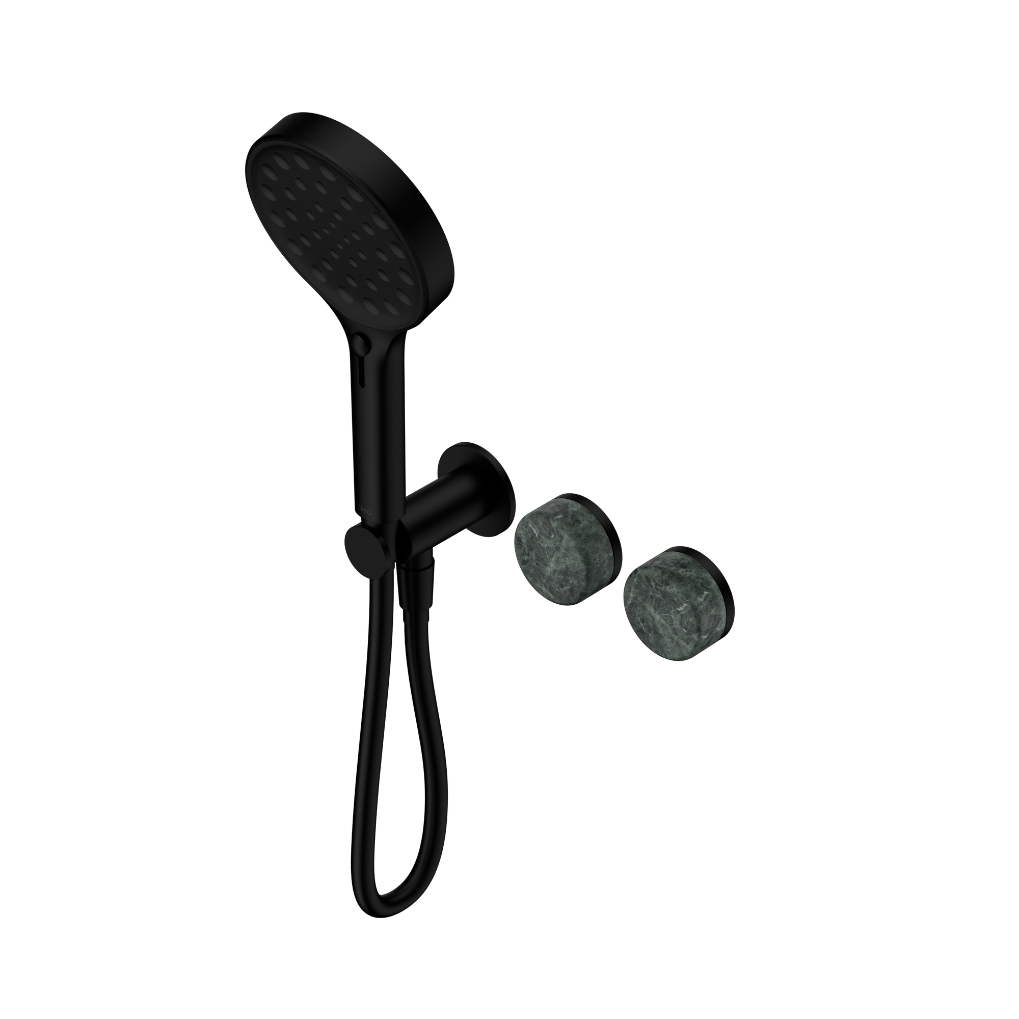 Serenity Progressive Shower System With Verde Alpi Handle And Serenity Hand Shower Matte Black