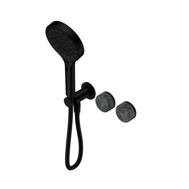 Serenity Progressive Shower System With Verde Alpi Handle And Serenity Hand Shower Matte Black