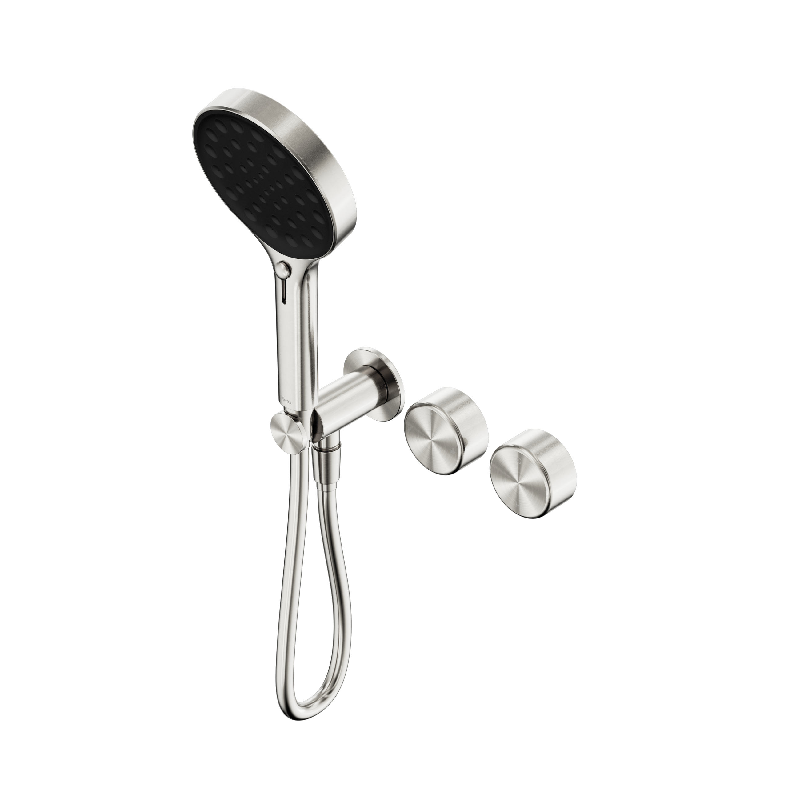 Serenity Progressive Shower System With Metal Handle And Serenity Hand Shower Brushed Nickel