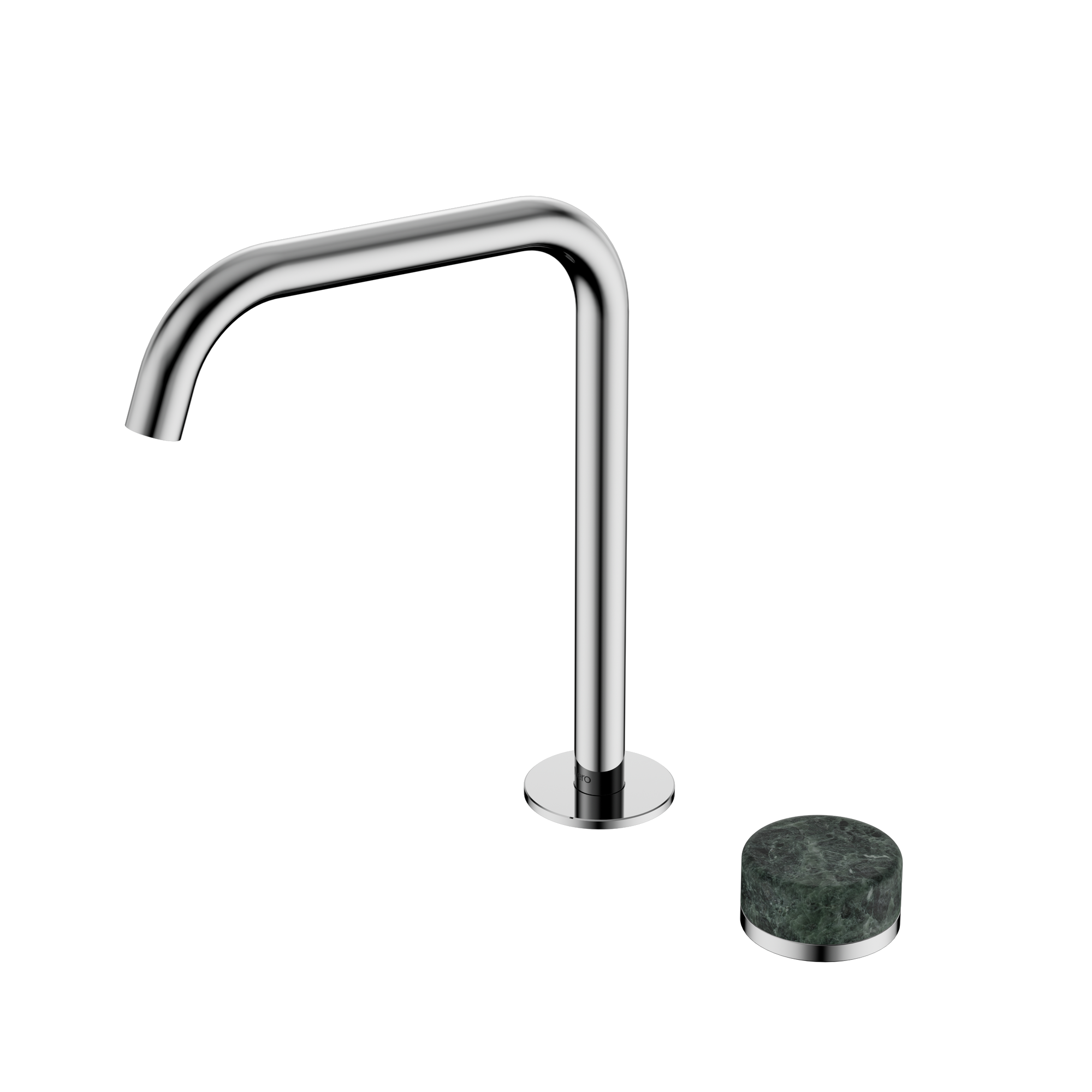 Serenity Progressive Bath/Kitchen Mixer Edge Spout With Verde Alpi Handle Chrome