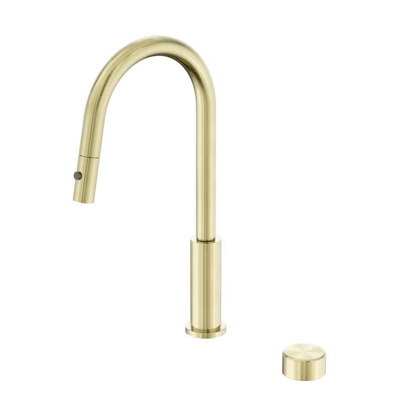 Serenity Progressive Pull Out kitchen Set With Metal Handle Brushed Gold