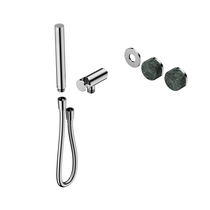 Serenity Progressive Shower System With Verde Alpi Handle And Slim Shower Trim Kit Only Chrome