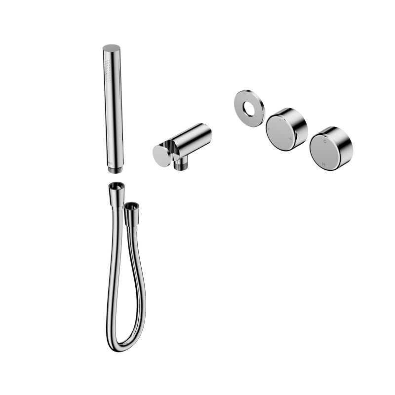 Serenity Progressive Shower System With Metal Handle And Slim Shower Trim Kit Only Chrome