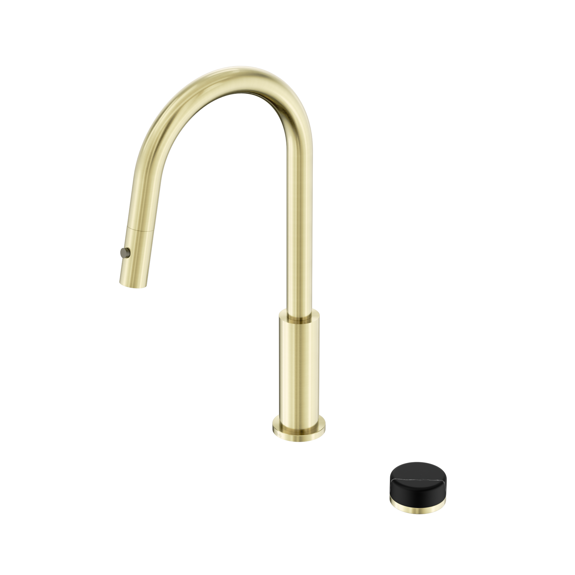 Serenity Progressive Pull Out kitchen Set With Marquina Black Handle Brushed Gold