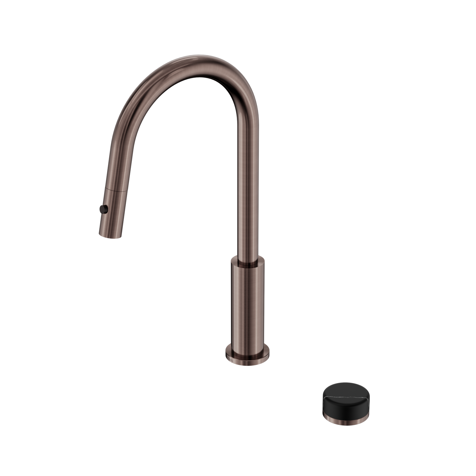 Serenity Progressive Pull Out kitchen Set With Marquina Black Handle Brushed Bronze