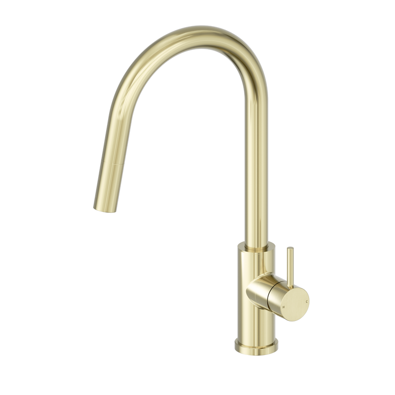 Dolce II Pull Out Sink Mixer Brushed Gold