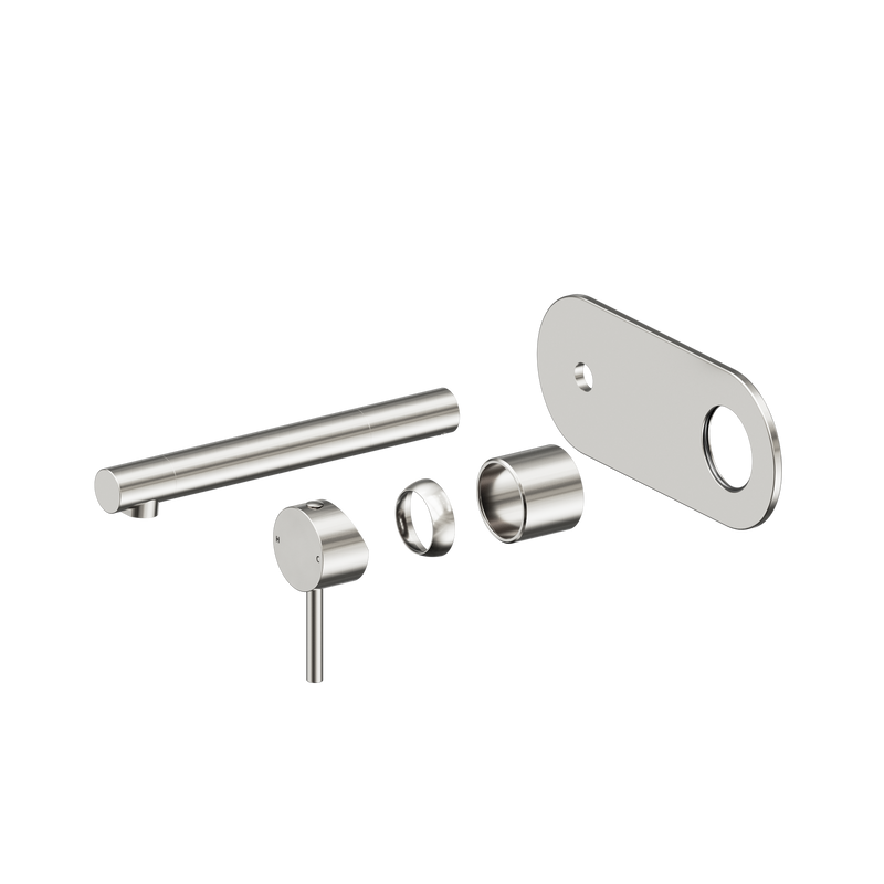 Dolce II Wall Basin/Bath Mixer Trim Kits Only Brushed Nickel