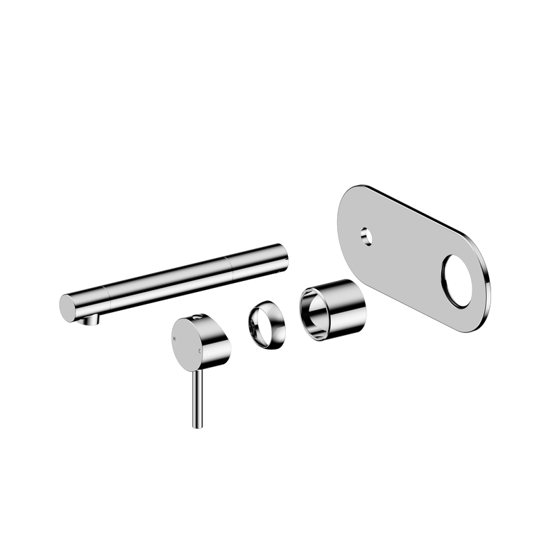 Dolce II Wall Basin/Bath Mixer Trim Kits Only Chrome