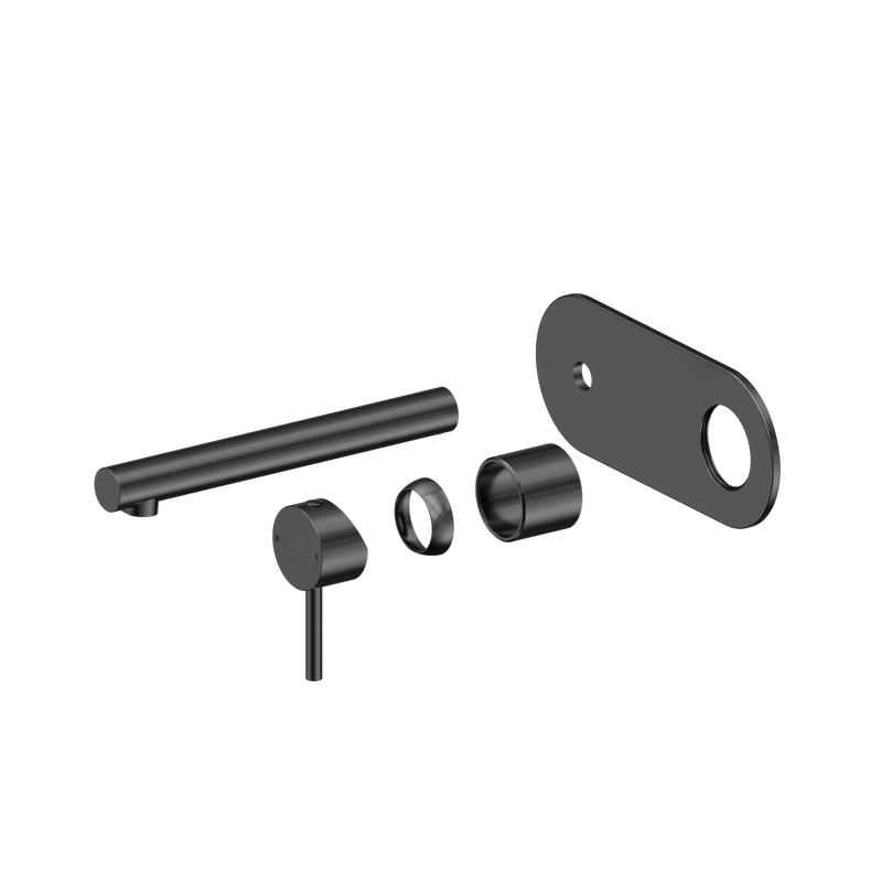 Dolce II Wall Basin/Bath Mixer Trim Kits Only Gun Metal