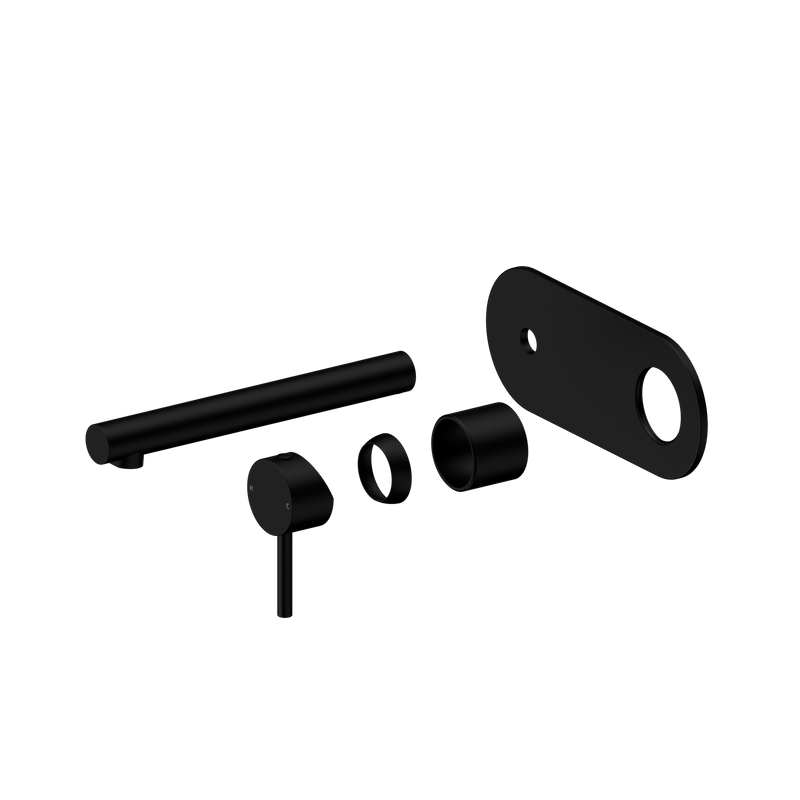 Dolce II Wall Basin/Bath Mixer Trim Kits Only Matte Black