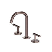 Mecca Lever Basin Set Edge Spout Brushed Bronze