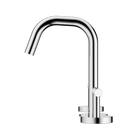 Mecca Lever Basin Set Edge Spout Chrome