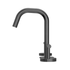 Mecca Lever Basin Set Edge Spout Gun Metal