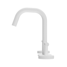 Mecca Lever Basin Set Edge Spout Matte White