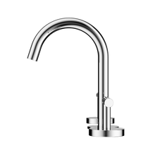 Mecca Lever Basin Set Arc Spout Chrome