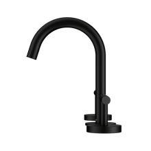 Mecca Lever Basin Set Arc Spout Matte Black
